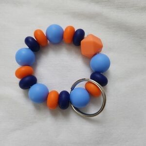 Orange and Blue Keychain
